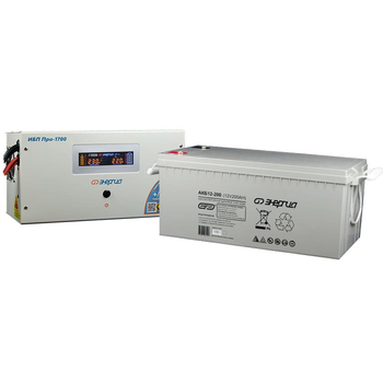 Комплект ИБП Инвертор Энергия ИБП Pro 1700 + Аккумулятор 200 АЧ - ИБП и АКБ - ИБП для котлов - Магазин электрооборудования для дома ТурбоВольт
